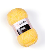Yarn YarnАrt Baby soft yellow (315)
