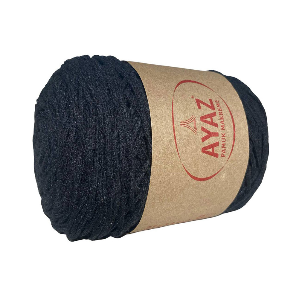 Cotton cord Pamuk Makreme Ayaz, black, (1217) Cotton cord Pamuk Makreme Ayaz, black, (1217)