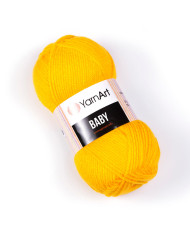 Yarn YarnАrt Baby yellow (32)