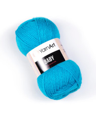 Yarn YarnАrt Baby bright blue (552)