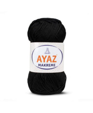 Polypropylene cord Makreme Ayaz, black (1217)