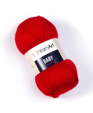 Yarn YarnАrt Baby dark red (576)