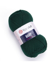 Yarn YarnАrt Baby dark green (590)