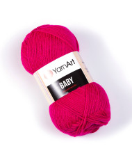 Yarn YarnАrt Baby bright raspberry (8041)