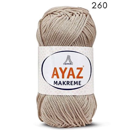 Поліпропіленовий шнур Makreme Ayaz, ніжний беж (260)