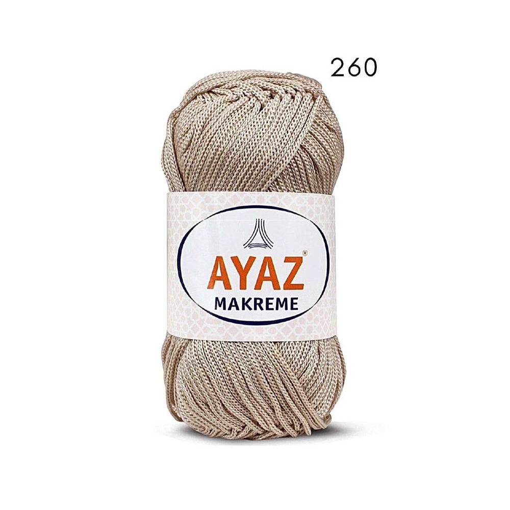 Полипропиленовый шнур Makreme Ayaz, нежный беж (260)