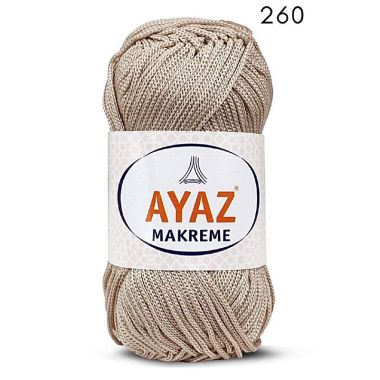 Полипропиленовый шнур Makreme Ayaz, нежный беж (260)