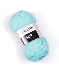 Yarn YarnАrt Baby menthol (856)
