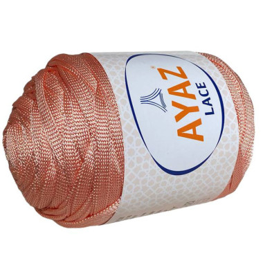Пряжа стрічкова Lace Ayaz абрикос (2292)