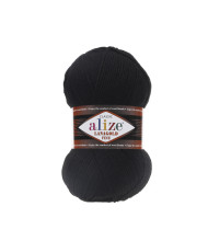 Yarn Alize Angora Lana Gold Fine black (60)