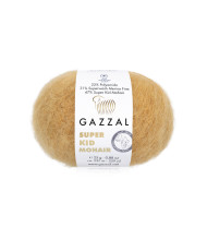 Yarn Gazzal Super Kid Mohair ripe wheat (64423)