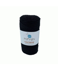 Polypropylene Cord Macrame Popyarn, black (015)