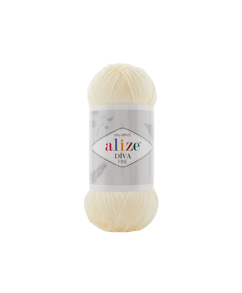 Yarn Alize Diva Fine cream (01) Yarn Alize Diva Fine cream (01)