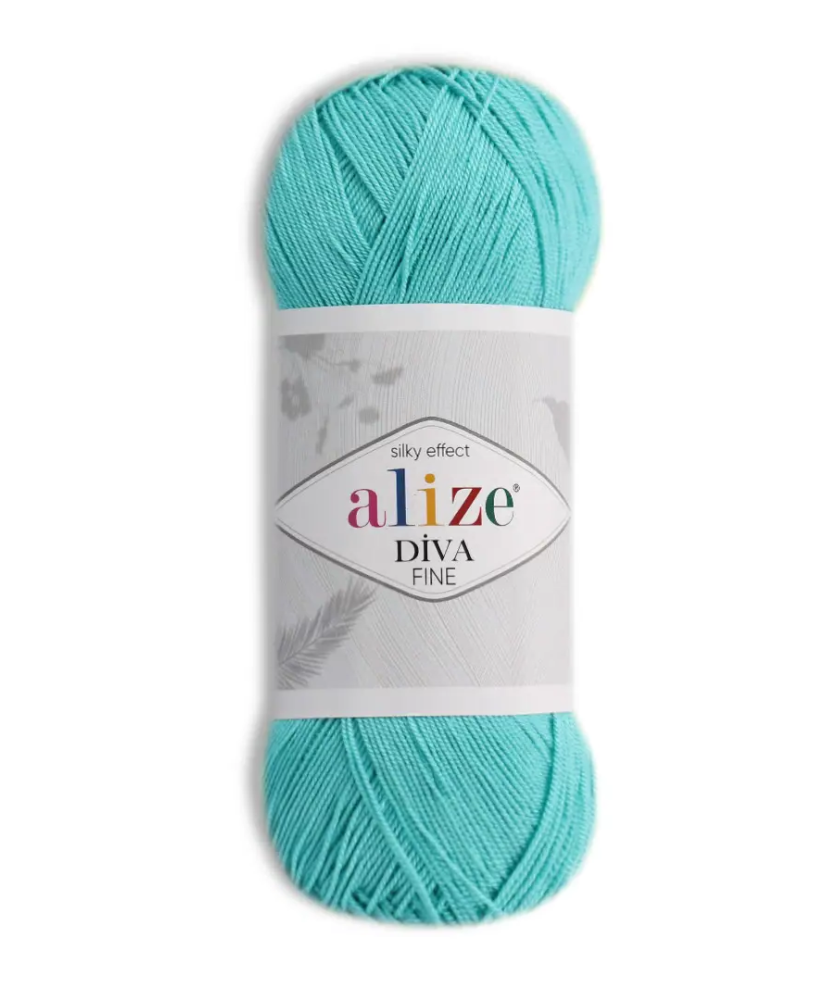 Yarn Alize Diva Fine tiffany (376) Yarn Alize Diva Fine tiffany (376)