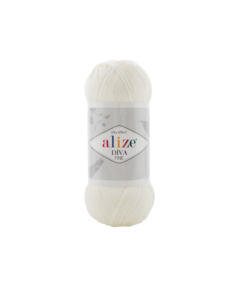 Yarn Alize Diva Fine pearl (450) Yarn Alize Diva Fine pearl (450)