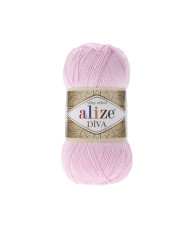 Yarn Alize Diva pastel pink (185)