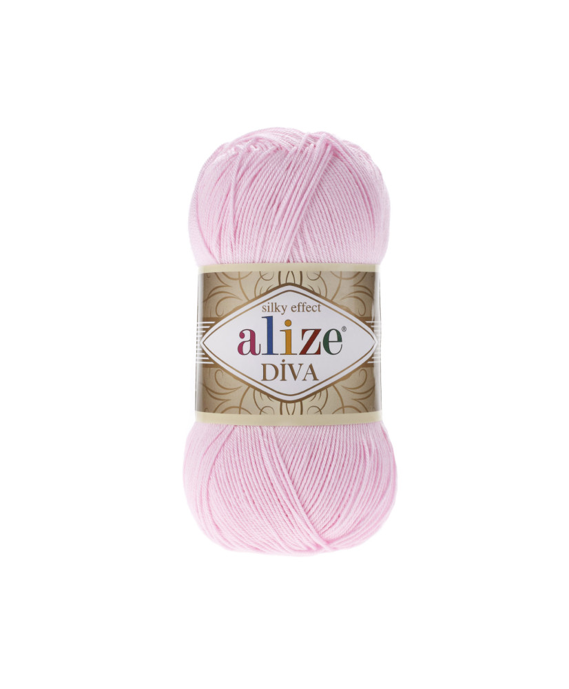Yarn Alize Diva pastel pink (185) Yarn Alize Diva pastel pink (185)