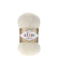 Yarn Alize Diva milky (62)