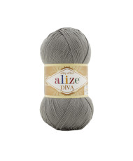 Yarn Alize Diva steel (87)