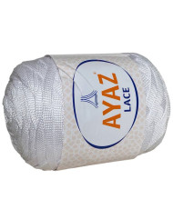 Ribbon yarn Lace Ayaz white (1208)