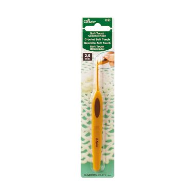 Гачок для в`язання Clover Soft Touch Crochet Hook №2,5 мм (1030)