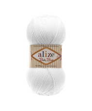 Yarn Alize Baby Best white (55)