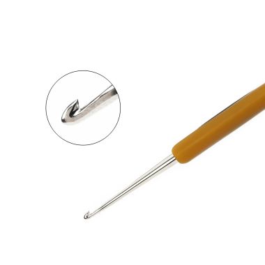 Гачок для в'язання Clover Soft Touch Steel Crochet Hook №1,75 мм (1020)