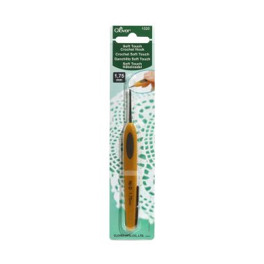 Крючок для вязания Clover Soft Touch Steel Crochet Hook №1,75 мм (1020)