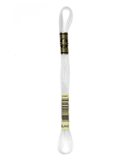 0000 floss DMC BLANC White art.117