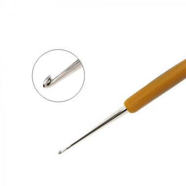 Гачок для в'язання Clover Soft Touch Steel Crochet Hook №1,25 мм (1022)