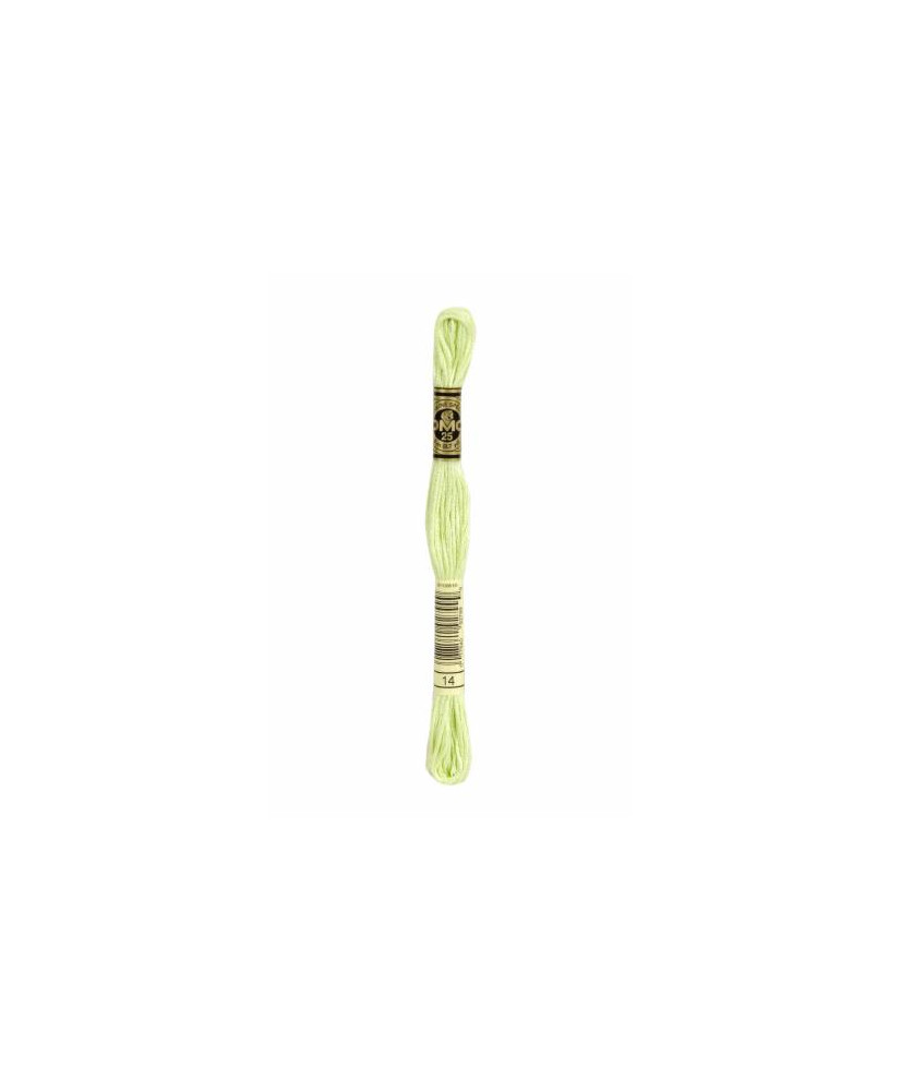 0014 floss DMC 14 Apple Green Pale art.117 0014 floss DMC 14 Apple Green Pale art.117