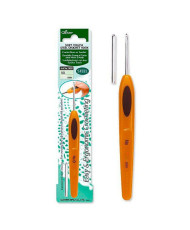 Crochet hook Clover Soft Touch Steel Crochet Hook №0.9 mm (1024)