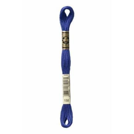 0158 муліне DMC 158 Medium Very Dark Cornflower Blue арт.117