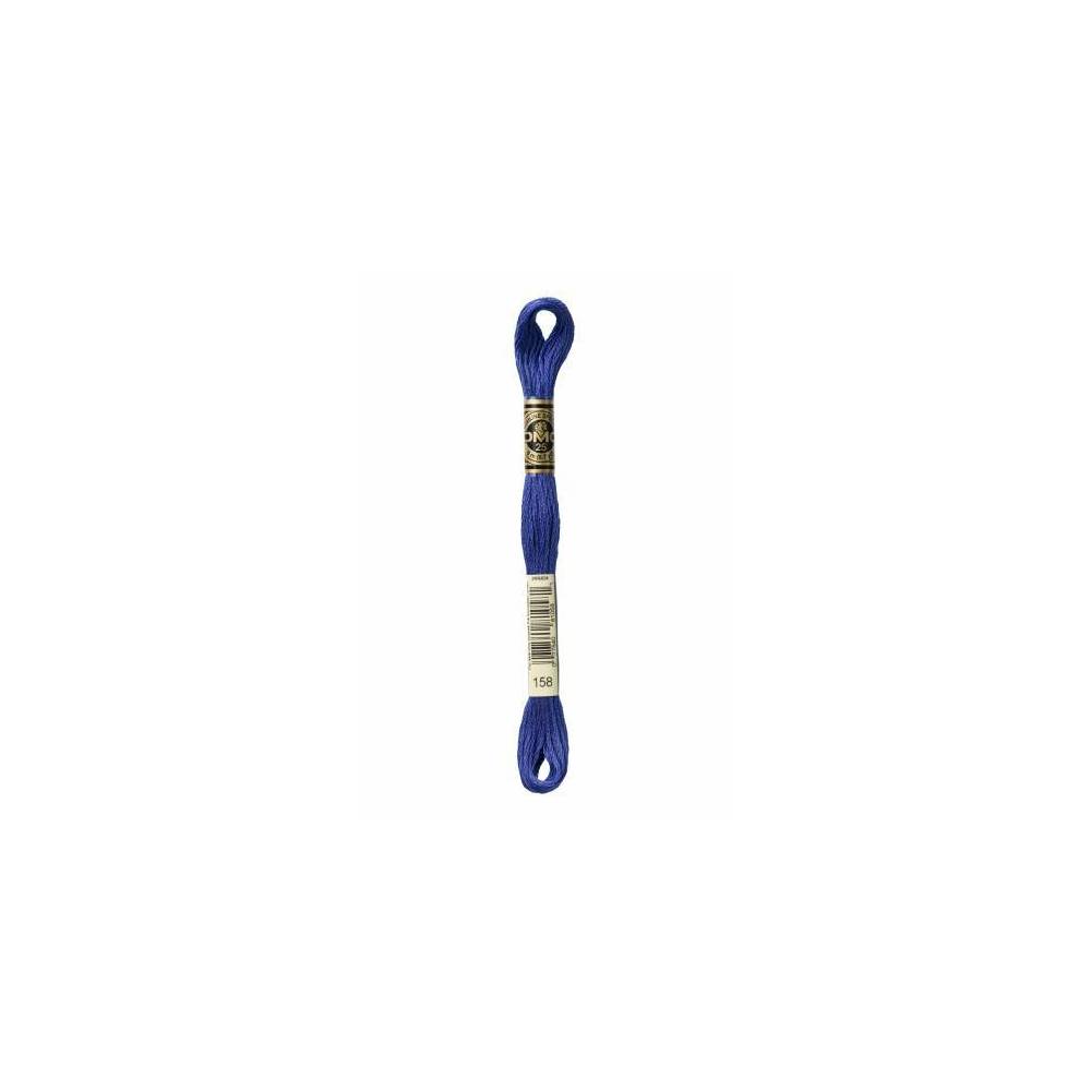 0158 floss DMC 158 Medium Very Dark Cornflower Blue art.117 0158 floss DMC 158 Medium Very Dark Cornflower Blue art.117