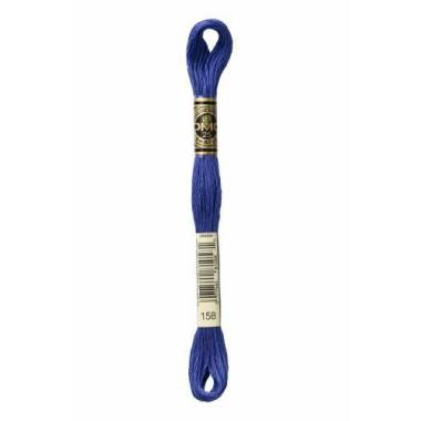 0158 муліне DMC 158 Medium Very Dark Cornflower Blue арт.117