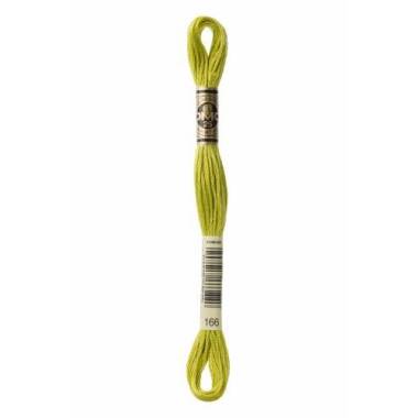 0166 мулине DMC 166 Medium Light Moss Green арт.117