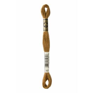 0167 мулине DMC 167 Very Dark Yellow Beige арт.117