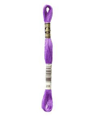 0208 floss DMC 208 Very Dark Lavender art.117