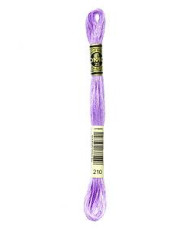 0210 floss DMC 210 Medium Lavender art.117
