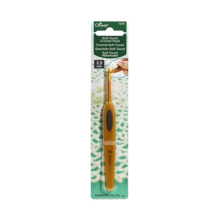 Крючок для вязания Clover Soft Touch Crochet Hook №3,5 мм (1005)