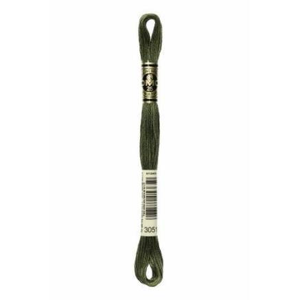 3051 floss DMC 3051 Dark Green Grey art.117