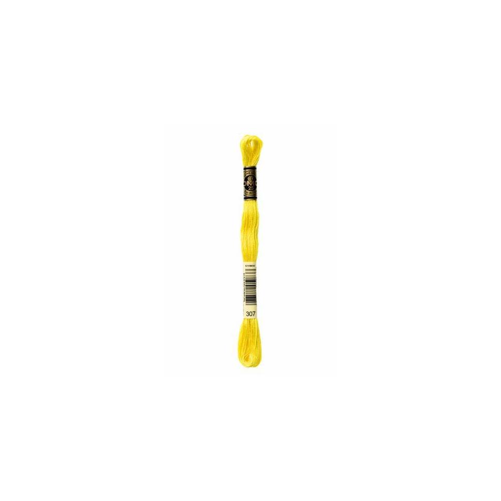 0307 floss DMC 307 Lemon art.117 0307 floss DMC 307 Lemon art.117