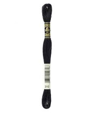0310 floss DMC 310 Black art.117