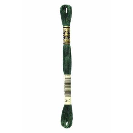 0319 floss DMC 319 Very Dark Pistachio Green art.117