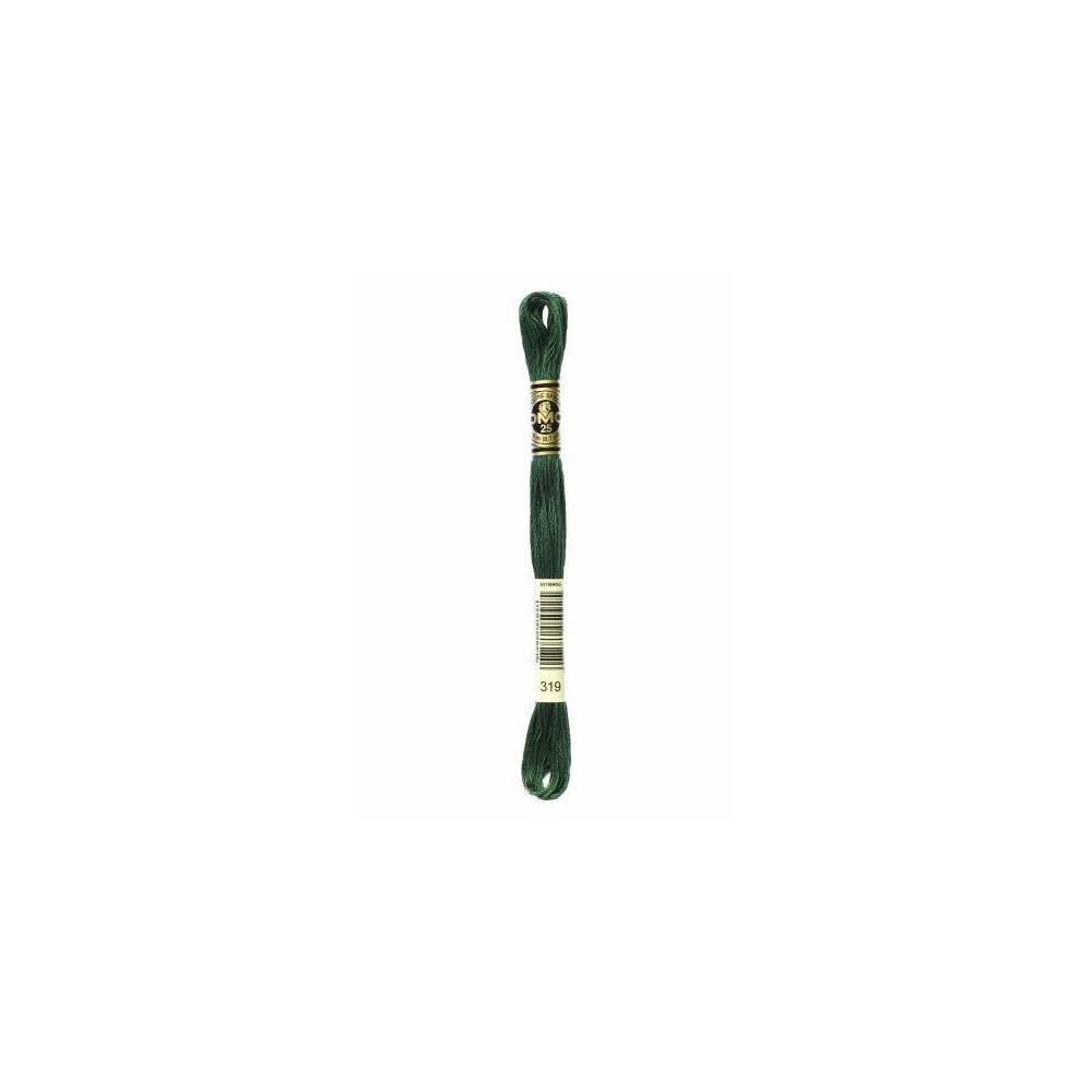 0319 мулине DMC 319 Very Dark Pistachio Green арт.117
