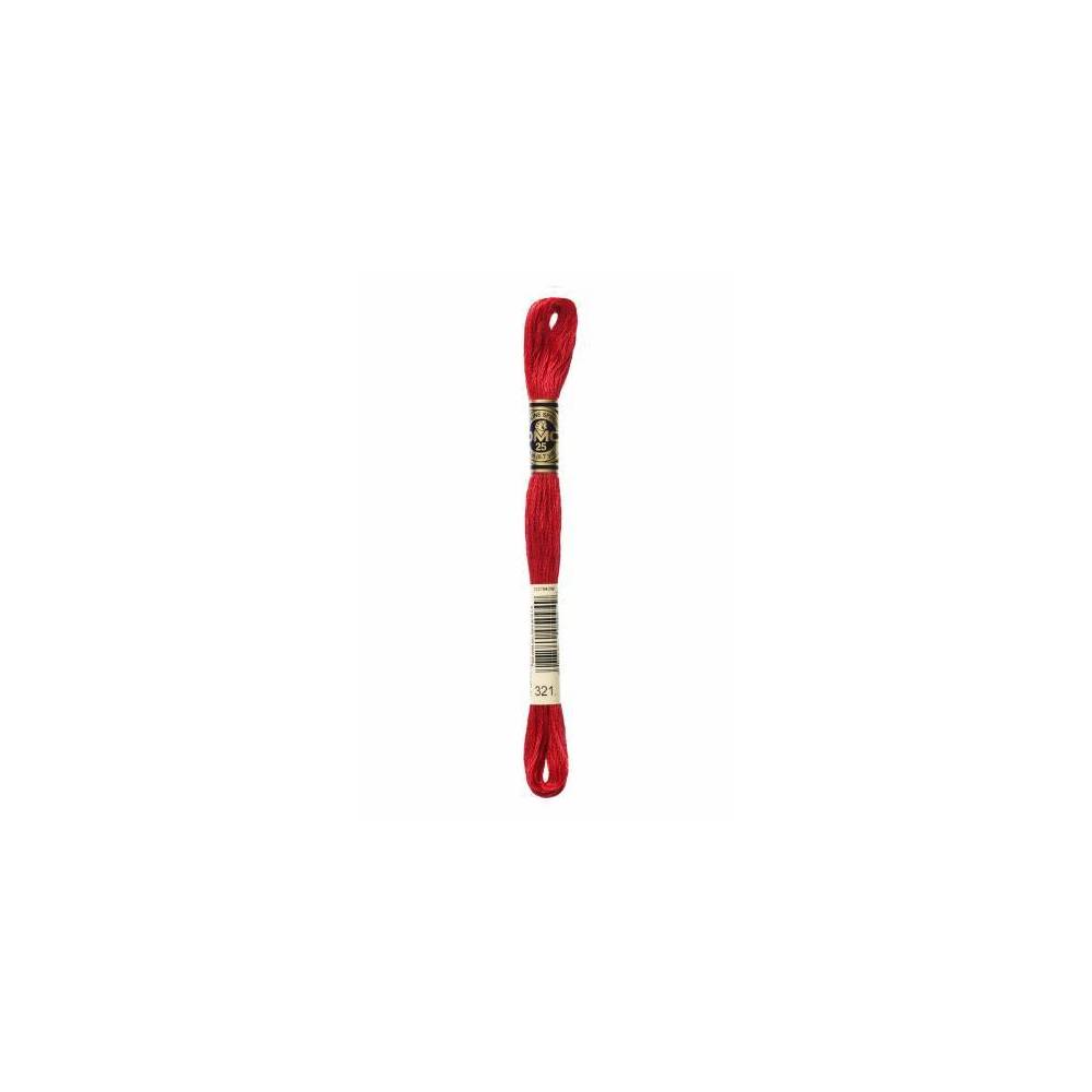 0321 floss DMC 321 Red art.117 0321 floss DMC 321 Red art.117