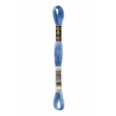0334 floss DMC 334 Medium Baby Blue art.117