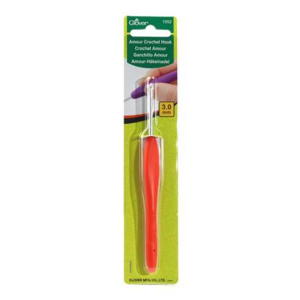 Гачок для в'язання Clover Amour Crochet Hook №3 мм (1052)