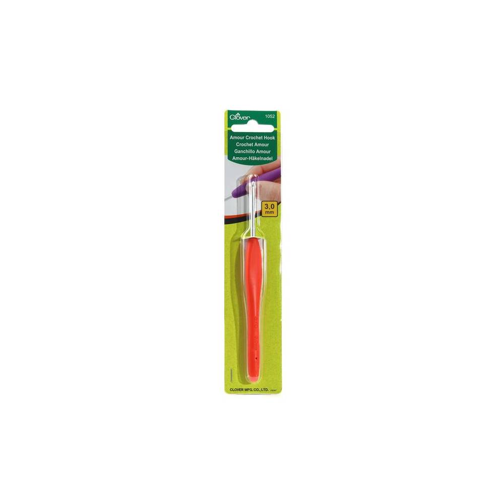 Гачок для в'язання Clover Amour Crochet Hook №3 мм (1052)