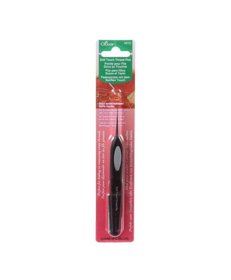 Hook for thin thread 0.4 mm - Soft Touch - Clover 4910